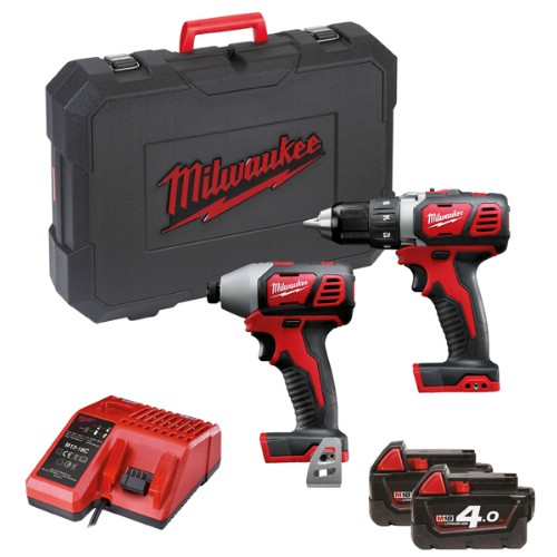 Kombipaket MILWAUKEE M18 BPP2D-402C 18 V