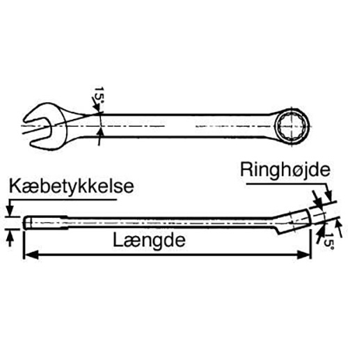 U-ringnyckel Teng Tools 605908 / 605919