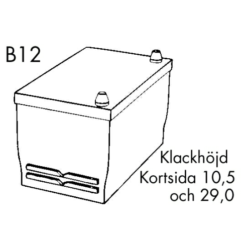 Batteri Excell 70Ah 540cca